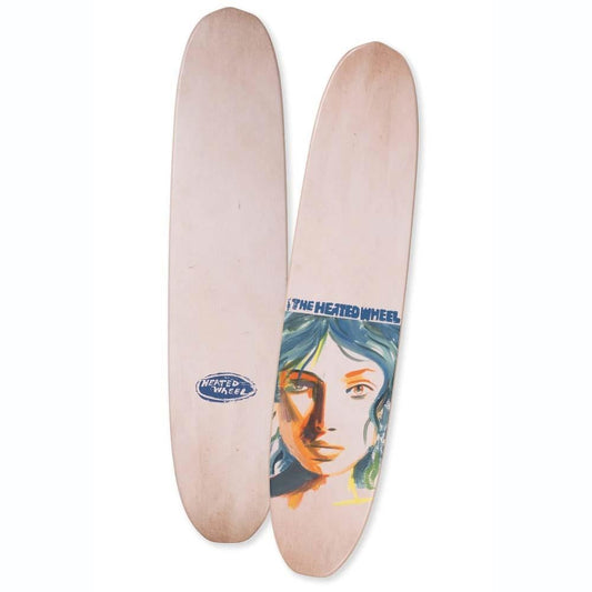 The Heated Wheel Polarizer Natural Jacklyn Skateboard Deck 6" x 27.5"