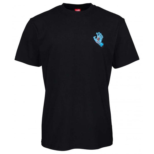 Santa Cruz Screaming Hand Chest T-Shirt Black