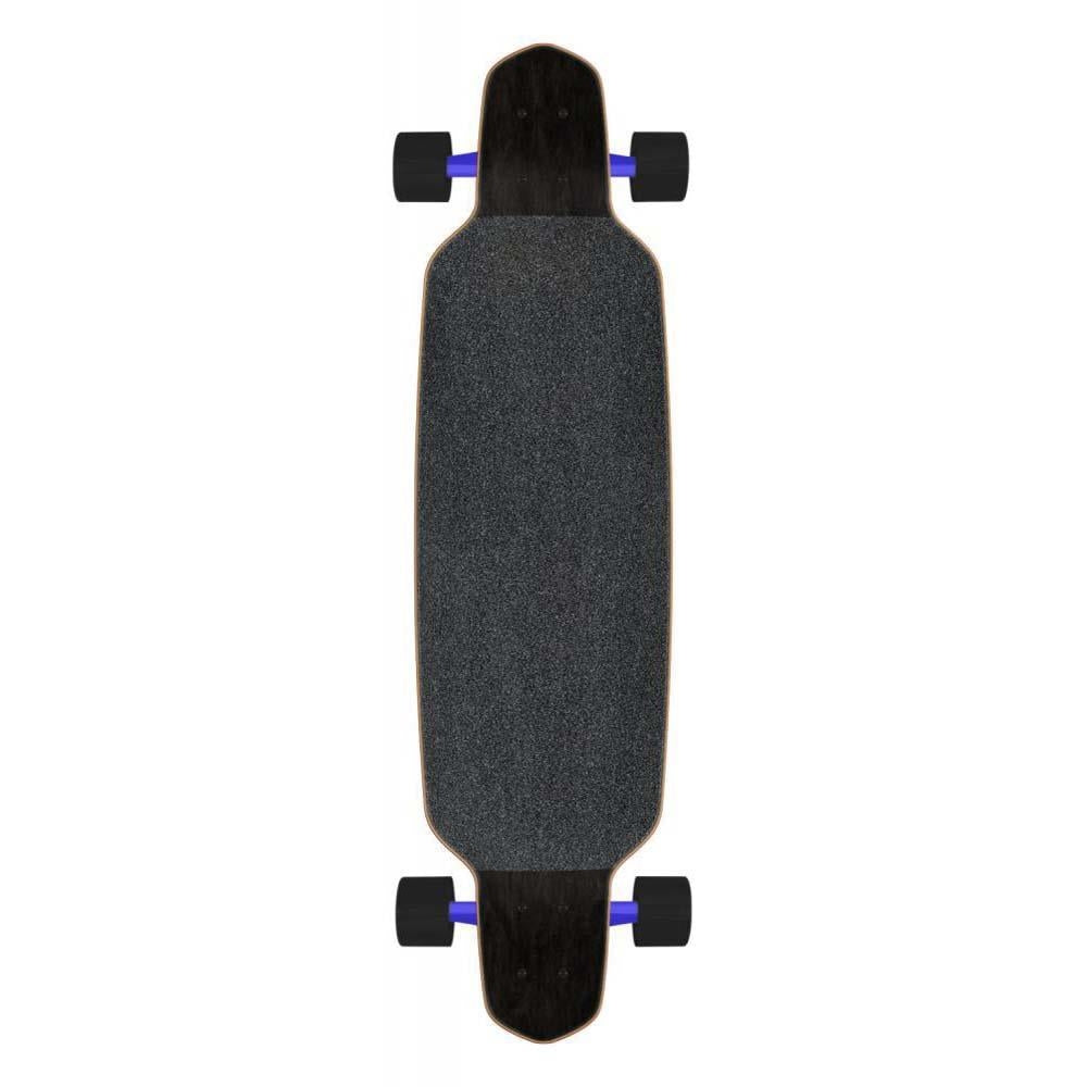 Santa Cruzer Contra Eclipse Drop Down Factory Complete Skateboard Multi 37.52"