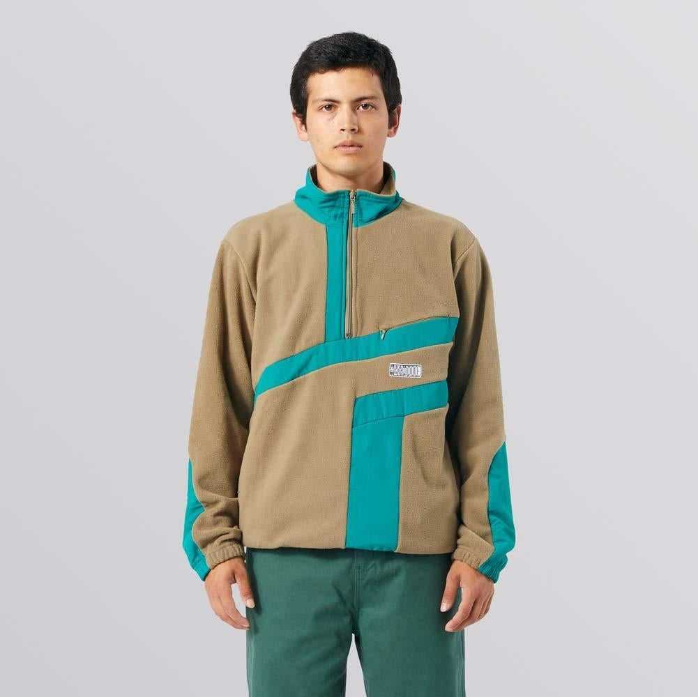 Huf Range Quarter Zip Pullover Fleece Olive