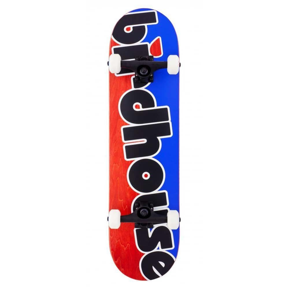 Birdhouse Skateboards Stage 3 Toy Logo Factory Complete Skateboard Blue Red 8"