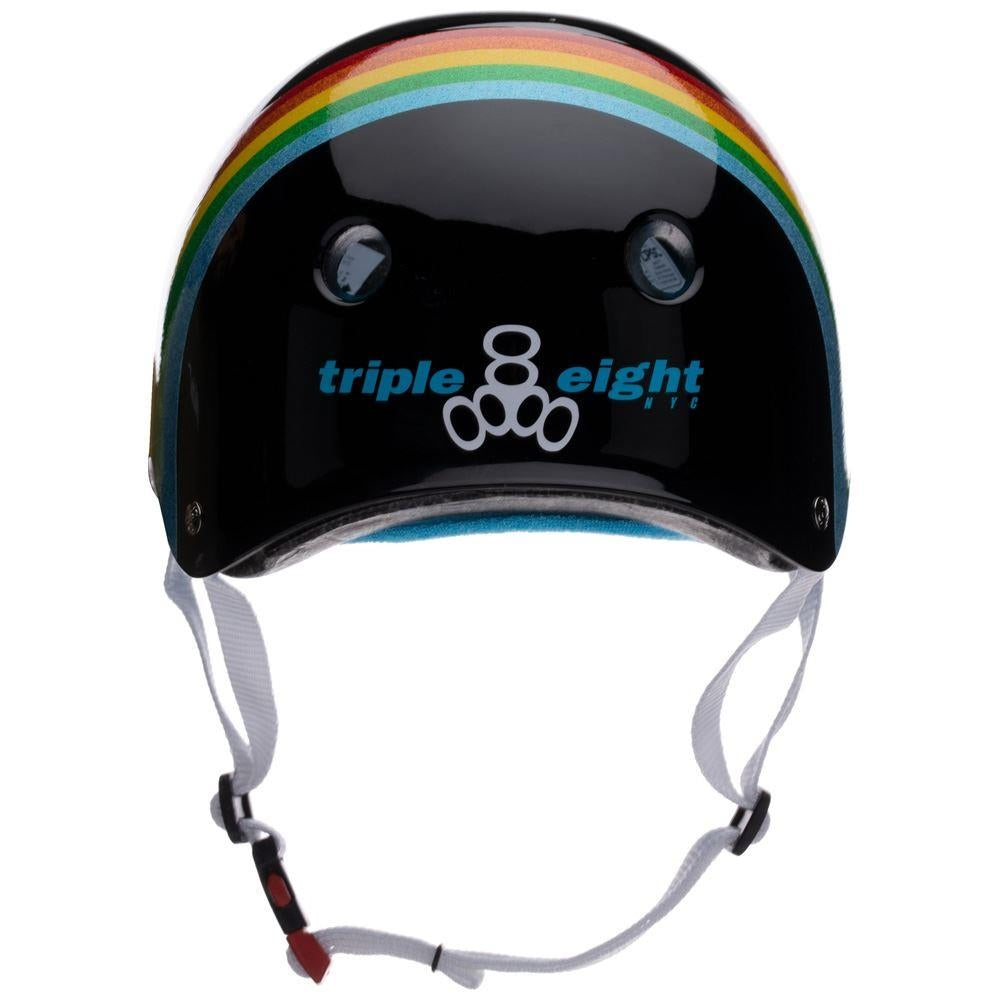 Triple 8 Sweatsaver Helmet Rainbow Sparkle Black