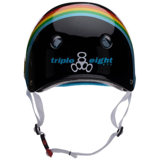 Triple 8 Sweatsaver Helmet Rainbow Sparkle Black