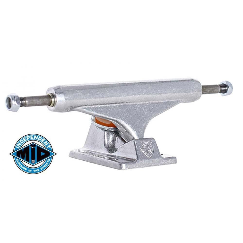 Assali Skate Indipendenti INDEPENDENT Silver Polished 139 Mid Trucks Set - Assali Per Skateboard Assali Skate Indipendenti INDEPENDENT Silver Polished 139 Mid Trucks Set - Assali Per Skateboard