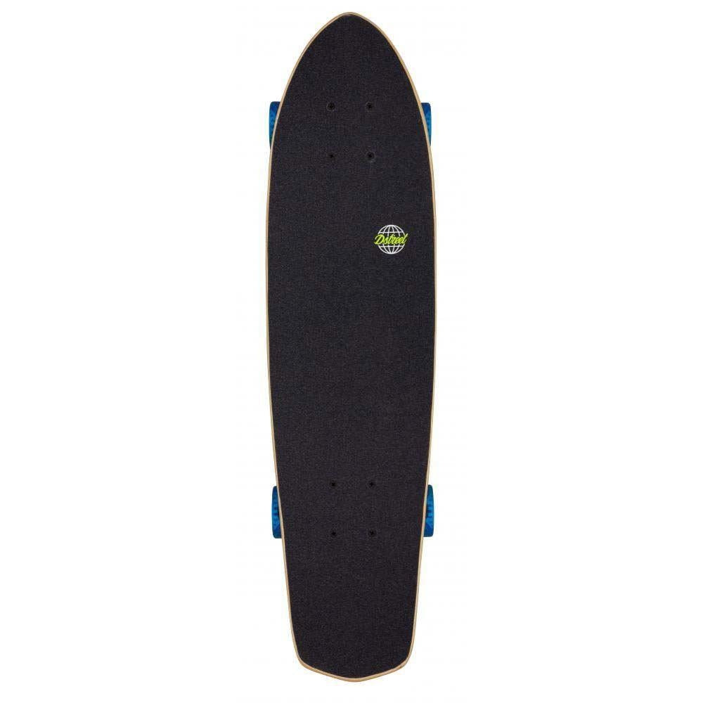 D Street Cruiser Atlas Factory Complete Skateboard Purple 28"