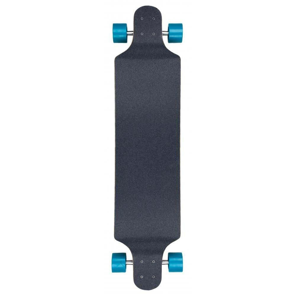 D Street Skateboard Drop Down Hawaiian Blue Red 38 Inch
