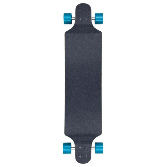 D Street Skateboard Drop Down Hawaiian Blue Red 38 Inch