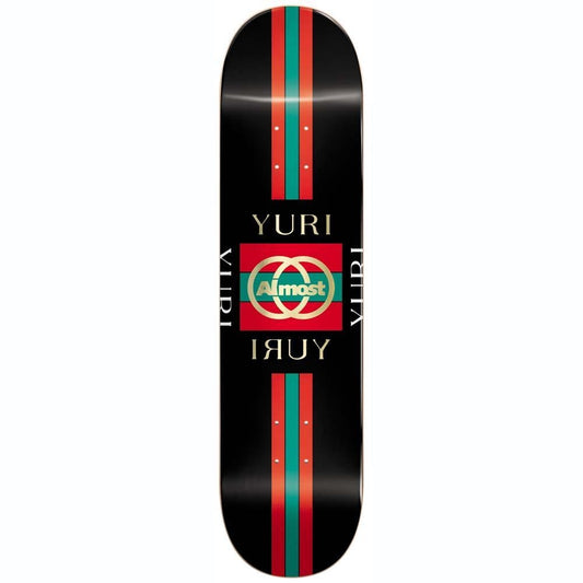Almost Yuri Luxury Super Sap Skateboard Deck Black 8.375"