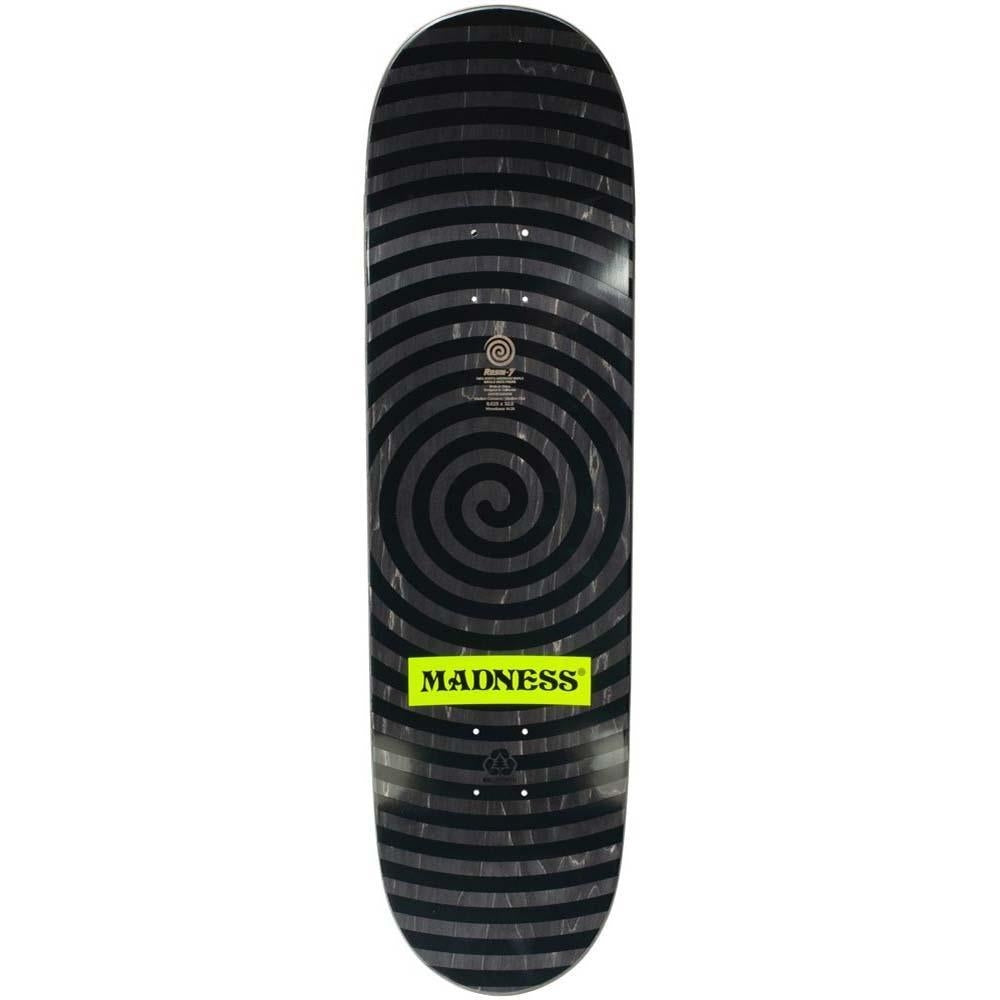 Madness Vision R7 Slick Skateboard Deck Black Multi 8.625"