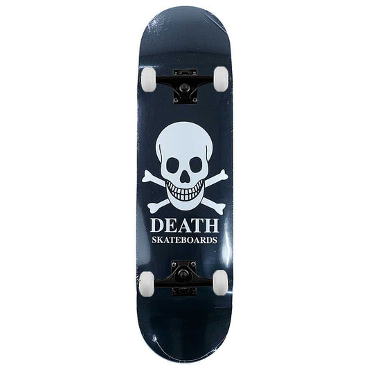 Death Skateboards OG Black Skull Complete Skateboard 8.5"