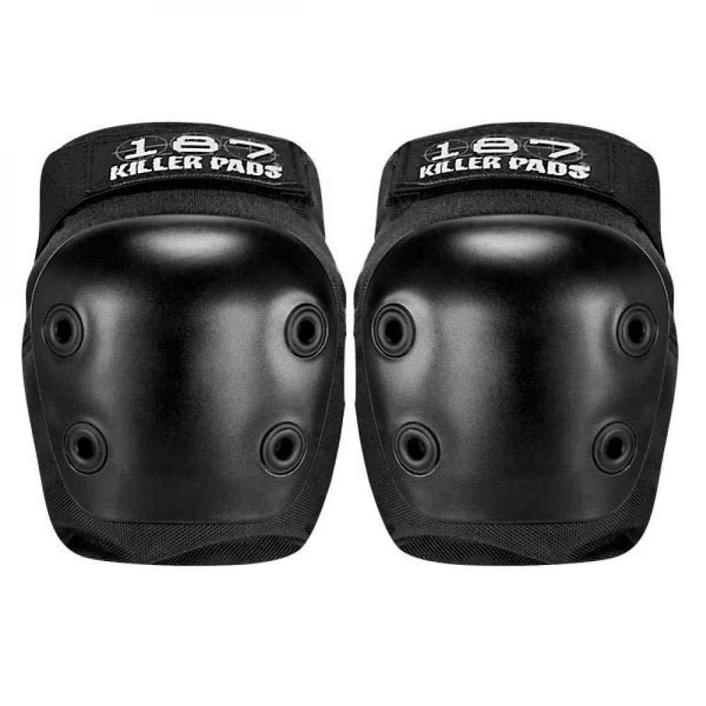 187 Killer Pads Adult Six Pack Set Knee Elbow Wrist Guards Black ADULT