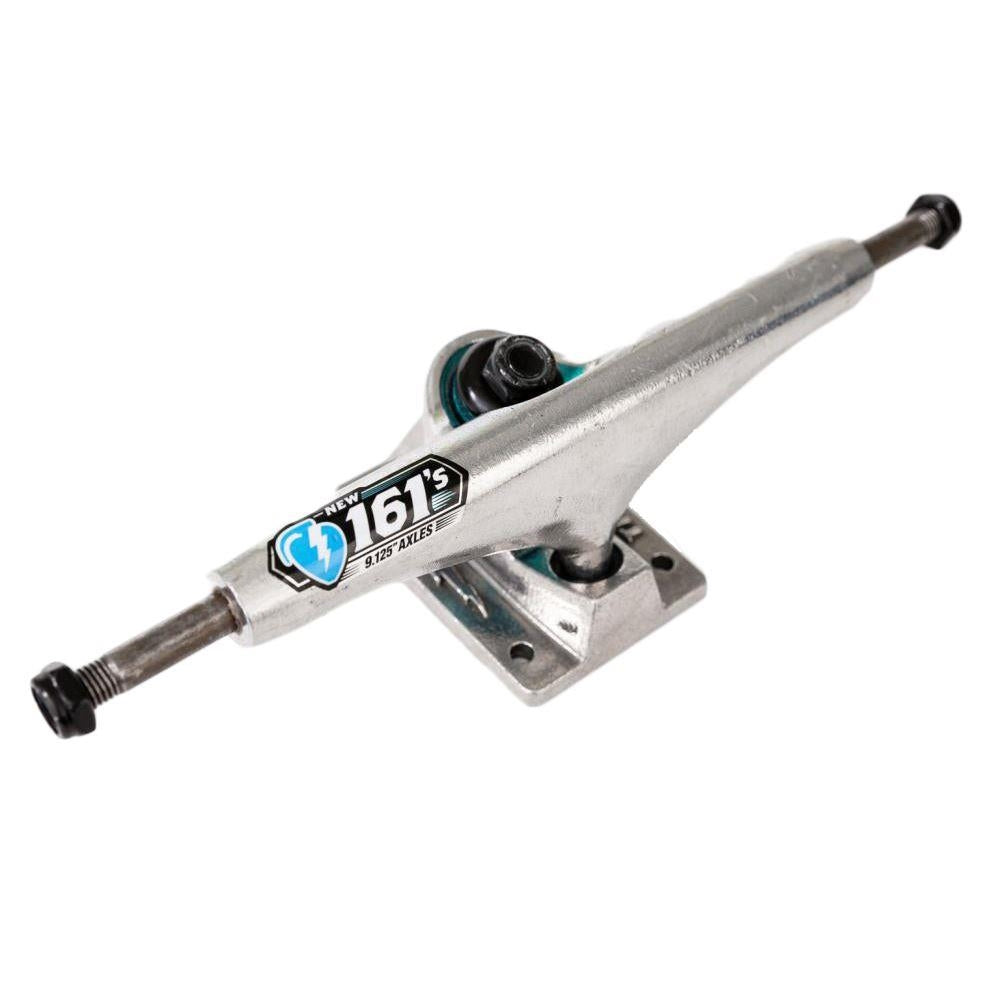 Thunder Trucks 161 Team Skateboard Trucks Polished Silver Raw/Raw 161mm