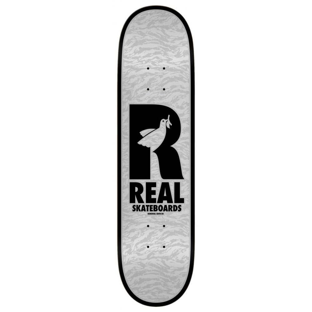 Real Renewal Doves Skateboard Deck Grey 8.25"