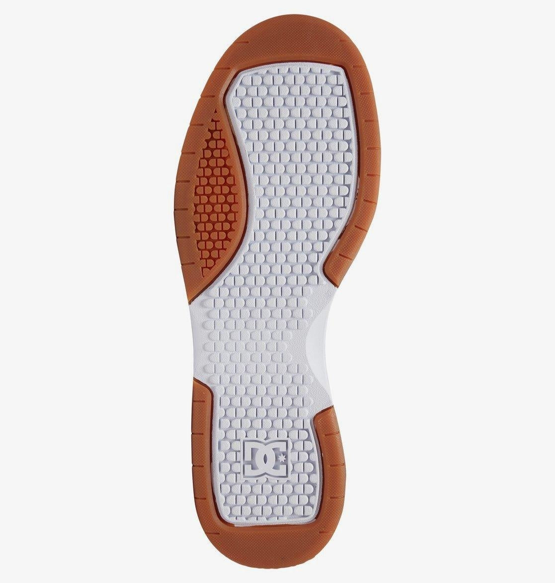 DC Shoe Co Penza White White Gum Skate Shoes