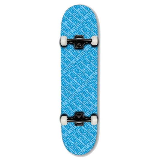 Fracture Skateboards All Over Comic Factory Complete Skateboard Blue 7.75"