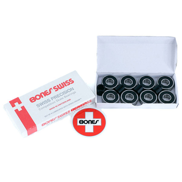 Bones Swiss Bearings 608 Original Skateboard Bearings Set Of 8