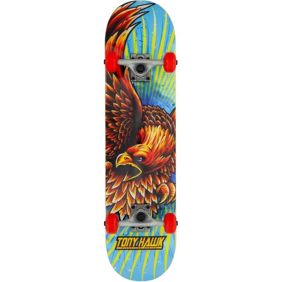 Tony Hawk SS 180 Factory Complete Skateboard Golden Hawk Multi  Colour 7.75 Inch Wide