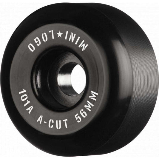 Mini Logo A-Cut 2 Skateboard Wheels 101a Black 56mm