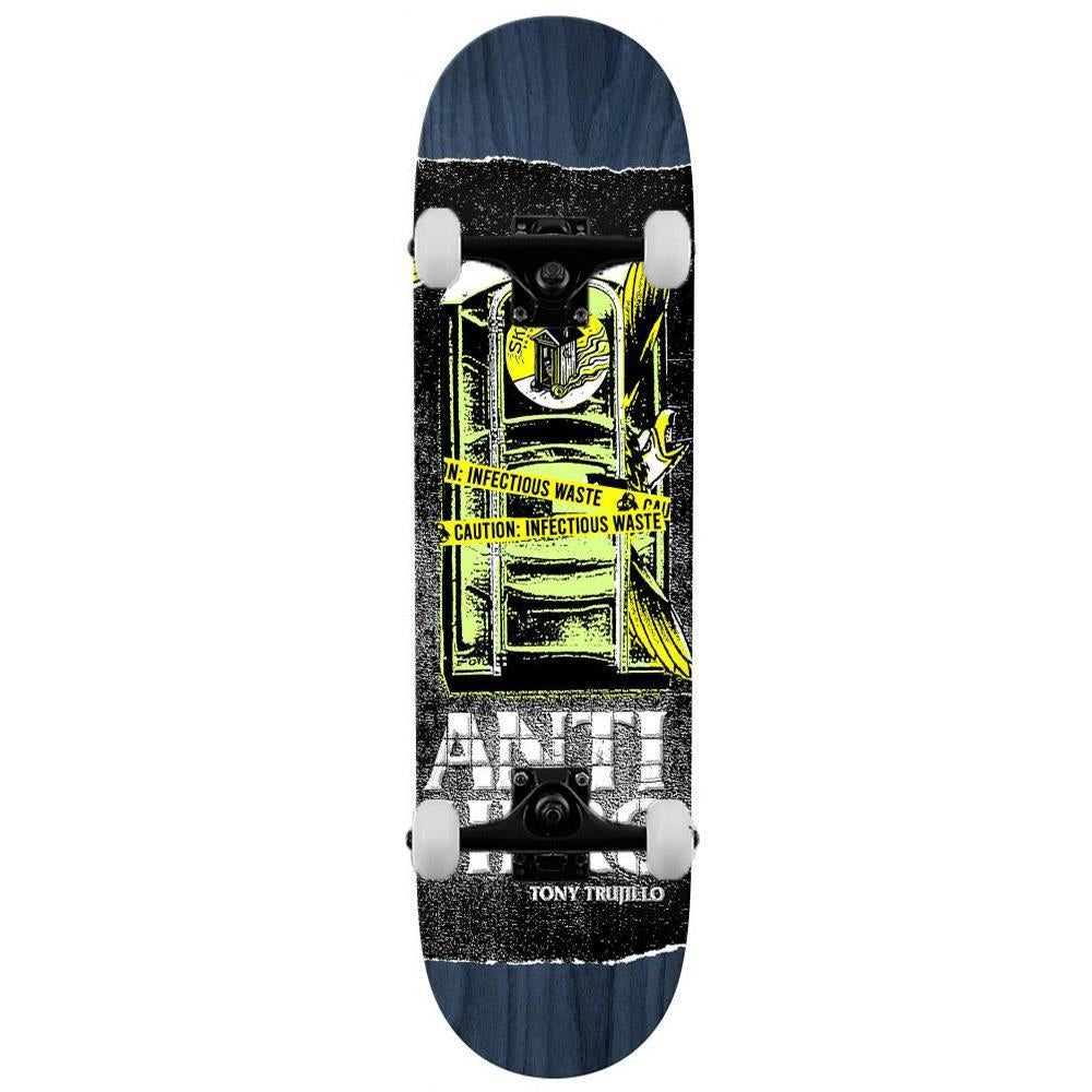 Anti Hero Pro Complete Skateboard Trujillo Infectious Waste Assorted Stains 8.06"