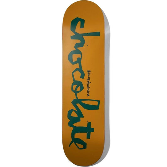 Chocolate Anderson OG Chunk Skateboard Deck Yellow 8"