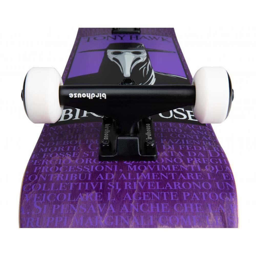 Birdhouse Stage 3 Plague Doctor Factory Complete Skateboard Purple 7.5"