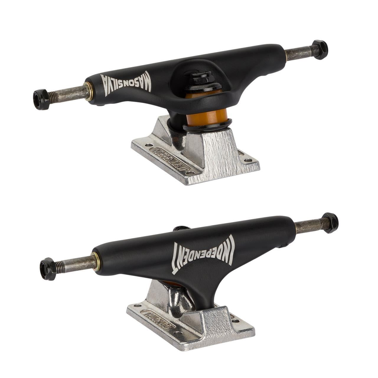 Indy Stage 11 Skateboard Trucks Pro Mason Silva Standard Black Silver 149 MM
