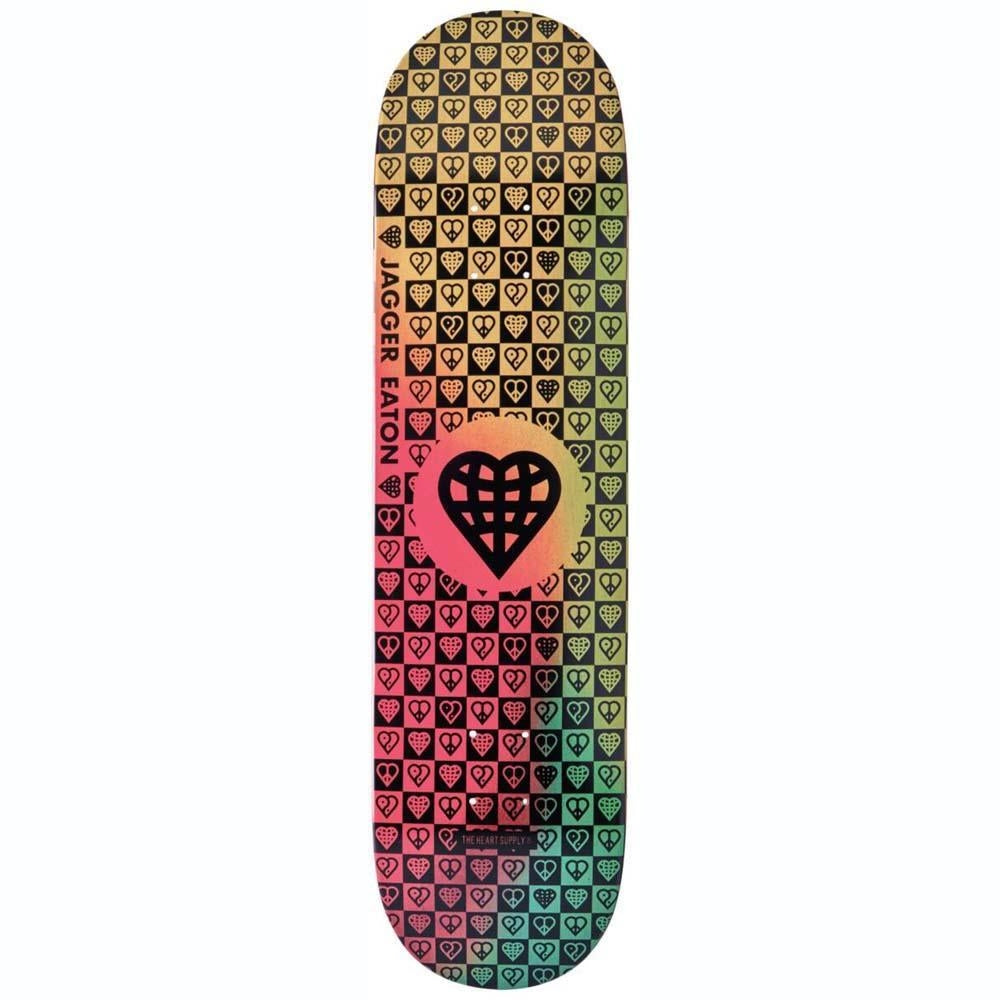 Heart Supply Jagger Eaton Trinity Tie-Dye Veneer Impact Light Skateboard Deck 8"