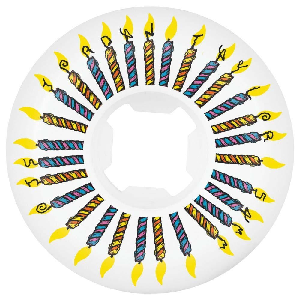 OJ Elite Jordan Tay Original Hardline Skateboard Wheels 99a White 54mm