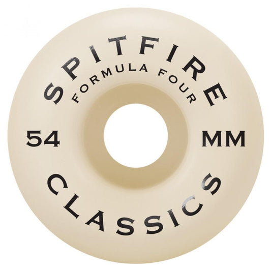 Spitfire Wheels Formula Four 97DU CLASSIC Natural Skateboard Wheels 54mm