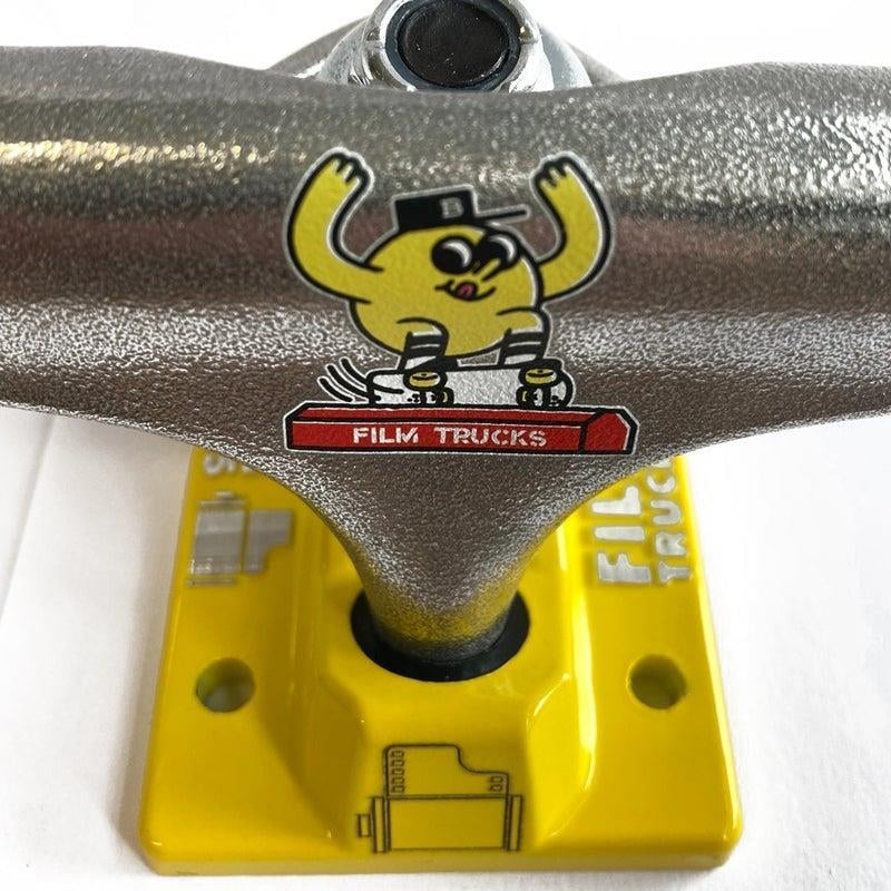 Film trucks x Blast Collab Skateboard Trucks Silver Yellow 5.25/135mm