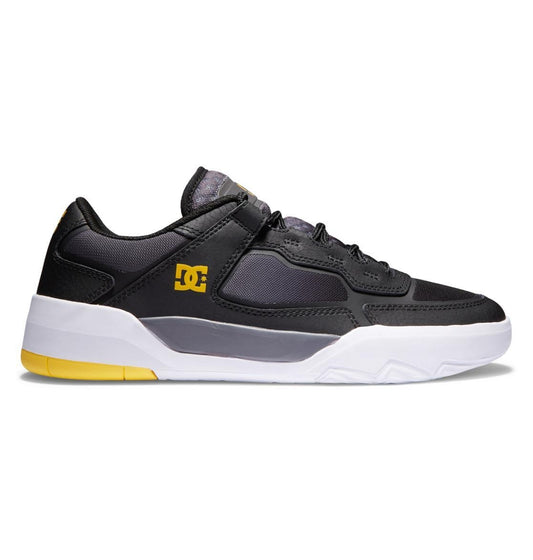 DC Metric Black Grey Yellow Skate Shoes