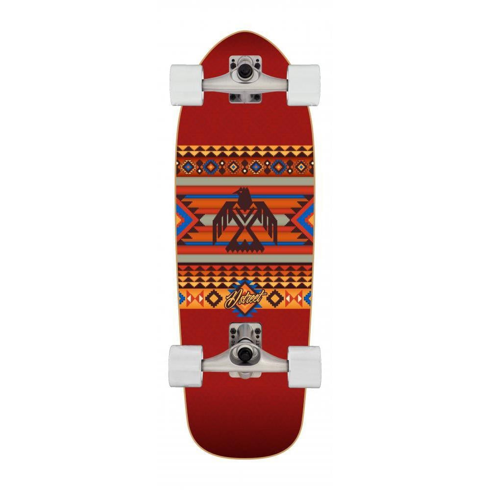 D Street Surfskate Skateboard Aztec Baja 9.37"