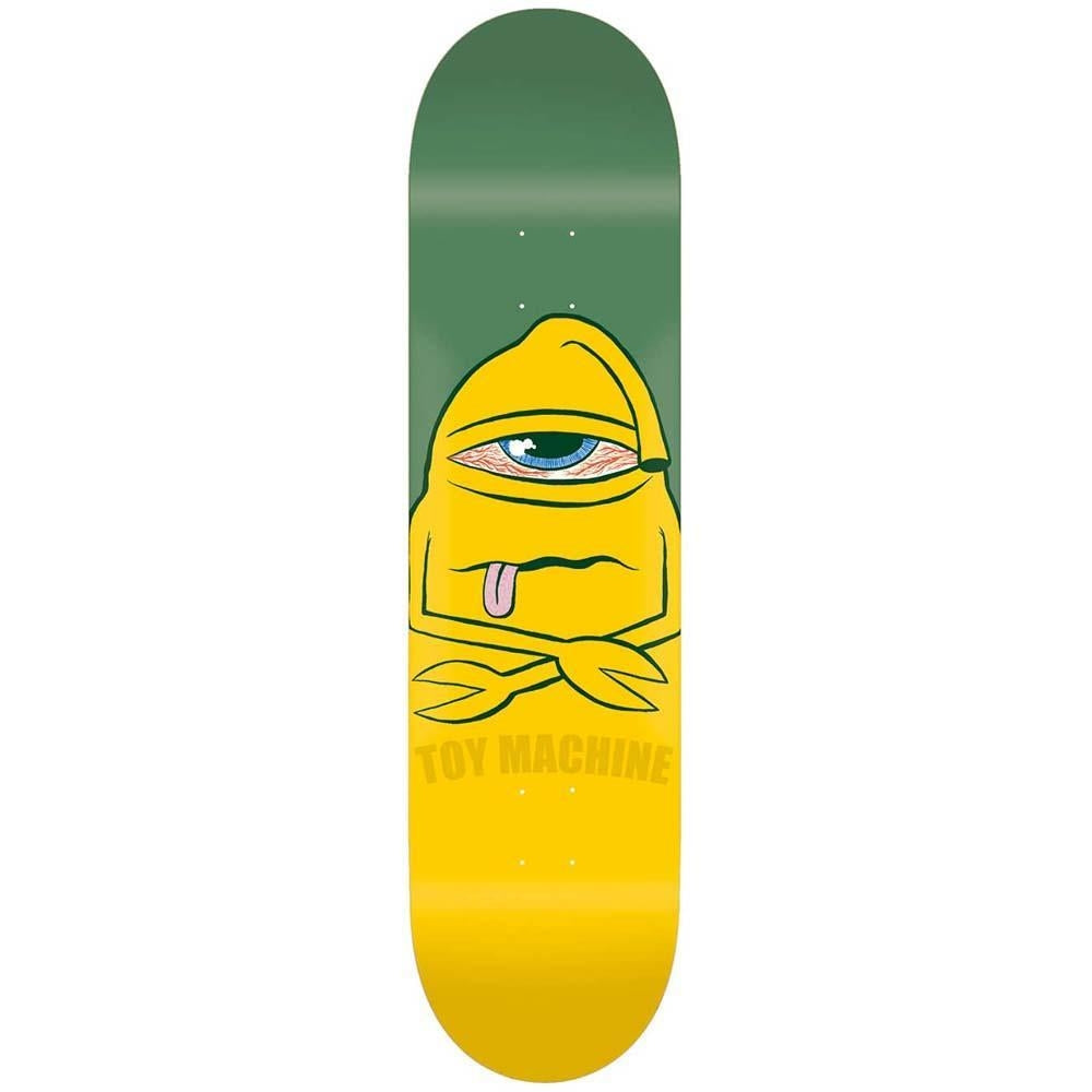 Toy Machine Skateboards Bored Sect Skateboard Deck Green 7.75"