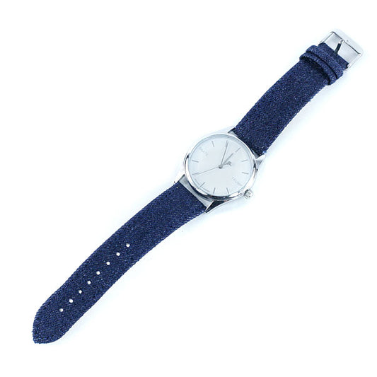 Cheapo Brand Watches Good Vs Evil Silver Blue Denim
