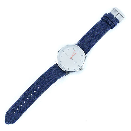 Cheapo Brand Watches Khorshid Denim Silver Blue Denim