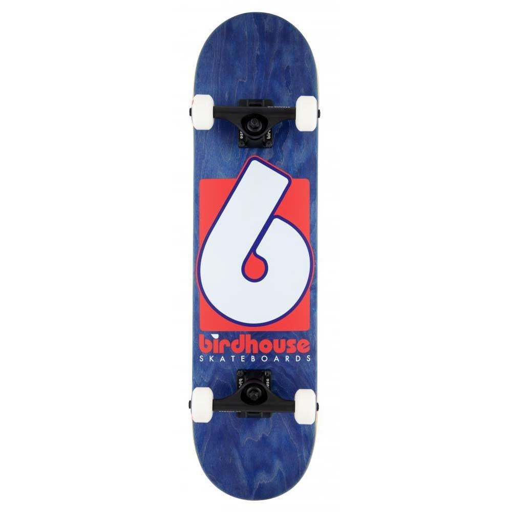 Birdhouse B Logo Stage 3 Factory Complete Skateboard Navy Red 7.75"