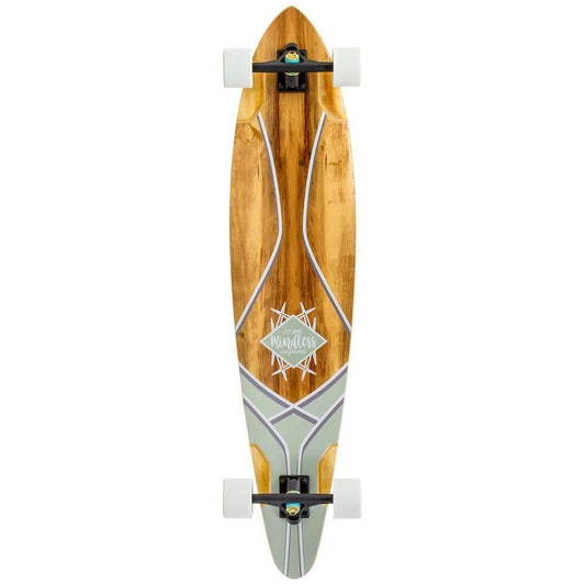 Mindless Core Pintail Factory Complete Longboard Skateboard Red Gum 9.75"