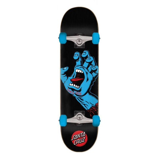 Santa Cruz Factory Complete Skateboard Screaming Hand Black 8"