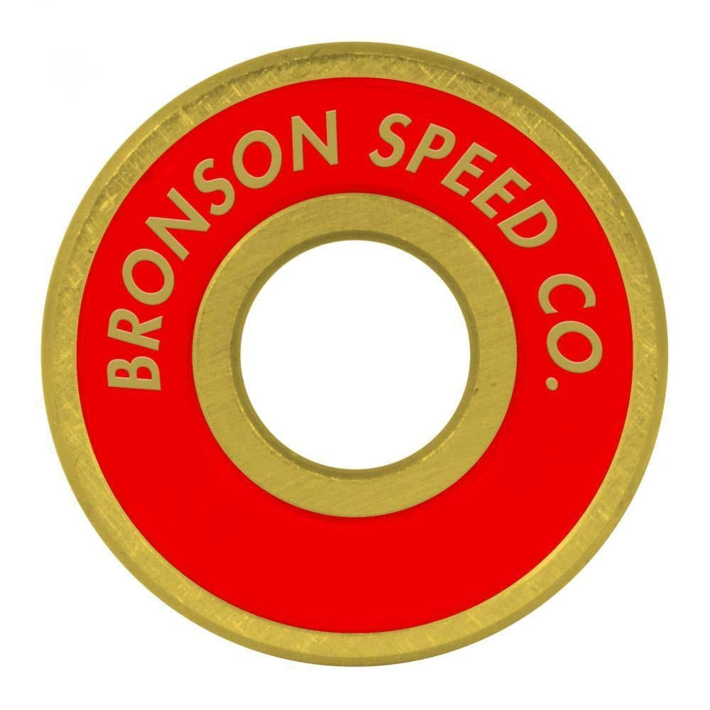 Bronson Speed Co. Skateboard Bearings Eric Dressen Pro G3 Gold 8mm