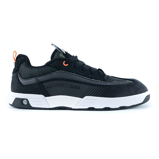 DC Shoe Co Legacy 98 Slim SE Black Black Orange Skate Shoes