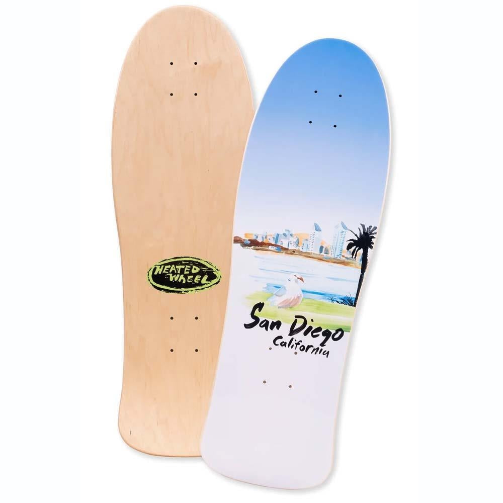The Heated Wheel California Cruiser Skateboard Deck 9.5"