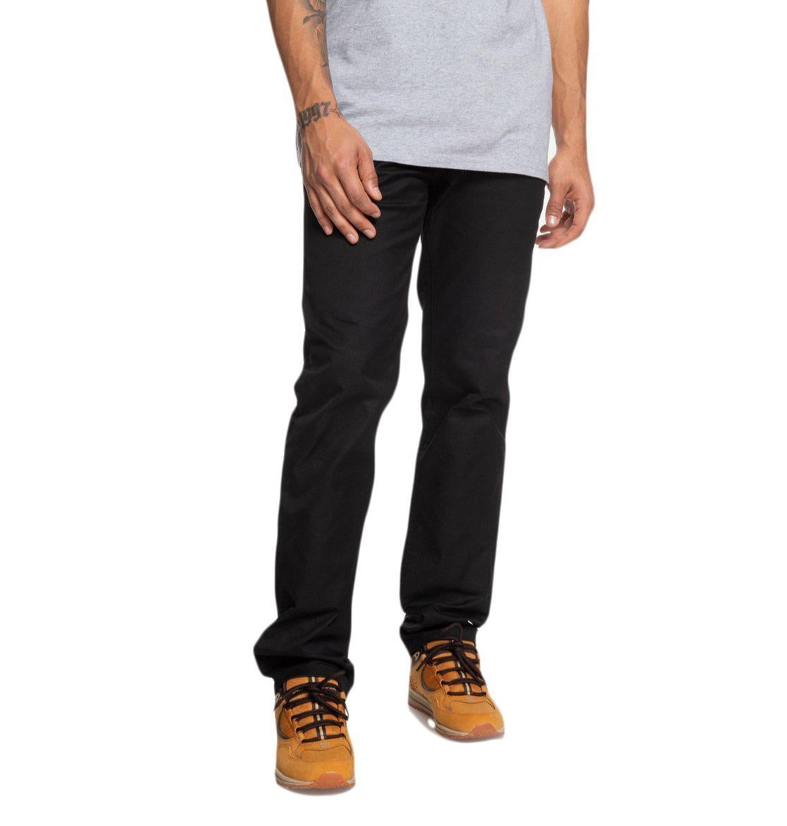 DC Shoes Worker Straight Fit Chino Pants Black