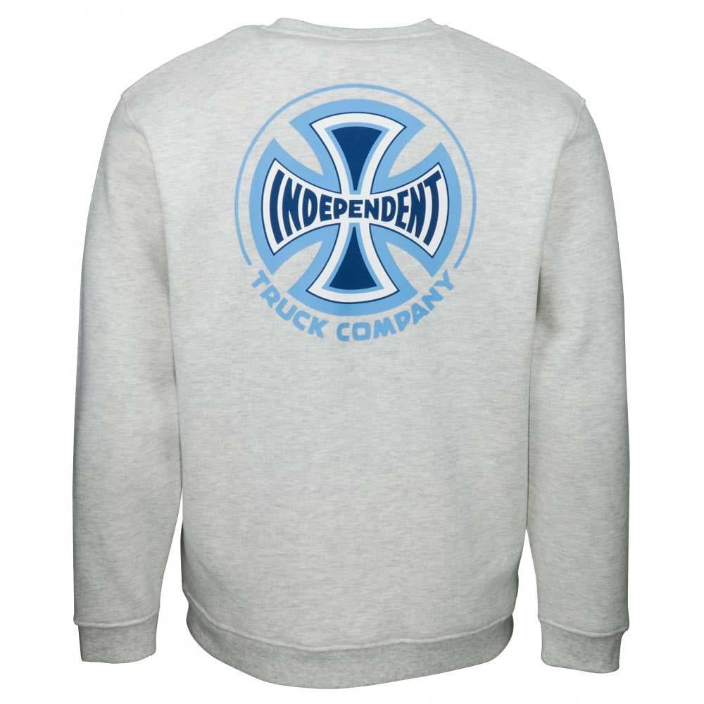 Independent Truck Co Spectrum Crewneck Sweatshirt Athletic Heather Grey