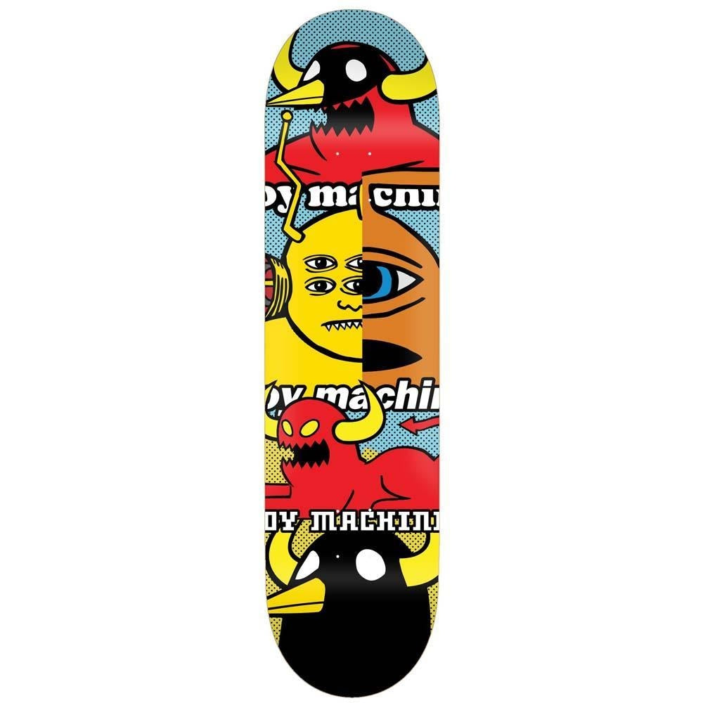 Toy Machine Chopped Up II Skateboard Deck Multi 8.13"