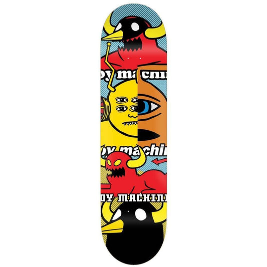 Toy Machine Chopped Up II Skateboard Deck Multi 8.13"