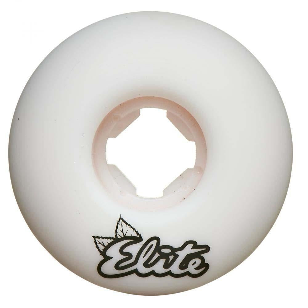 OJ Elite Wheels Elite 101a EZ Edge Skateboard Wheels White Blue 54mm