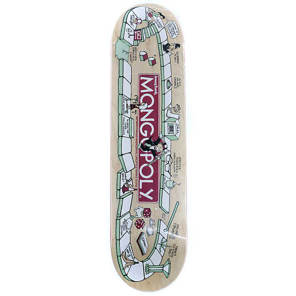 Drawing Boards Skateboards Board Games Mongopoly Skateboard Deck 8.25" Various Stains