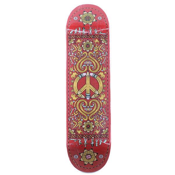 Drawing Boards Skateboards Peace Skateboard Deck 8"