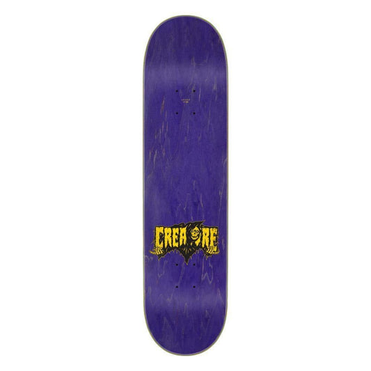 Creature Skateboard Deck R.I.P.P.E.R. 7-Ply Birch Purple/Yellow 7.75"