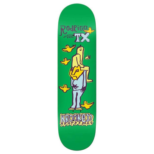 Krooked Guest Skateboard Deck Rodrigo Tx Guest (Ltd 1-555) Green 8.06"